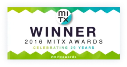 MITX Award winner badge