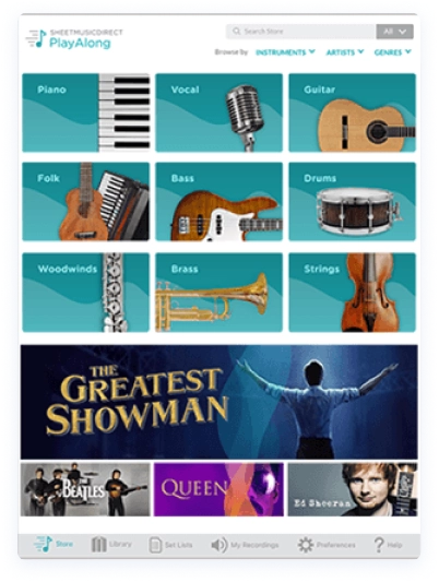 PlayAlong music viewer