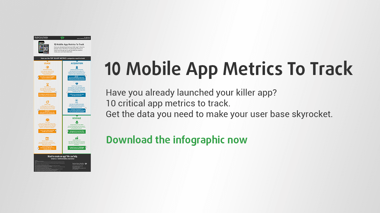 10 Mobile Metrics Infographic Slide